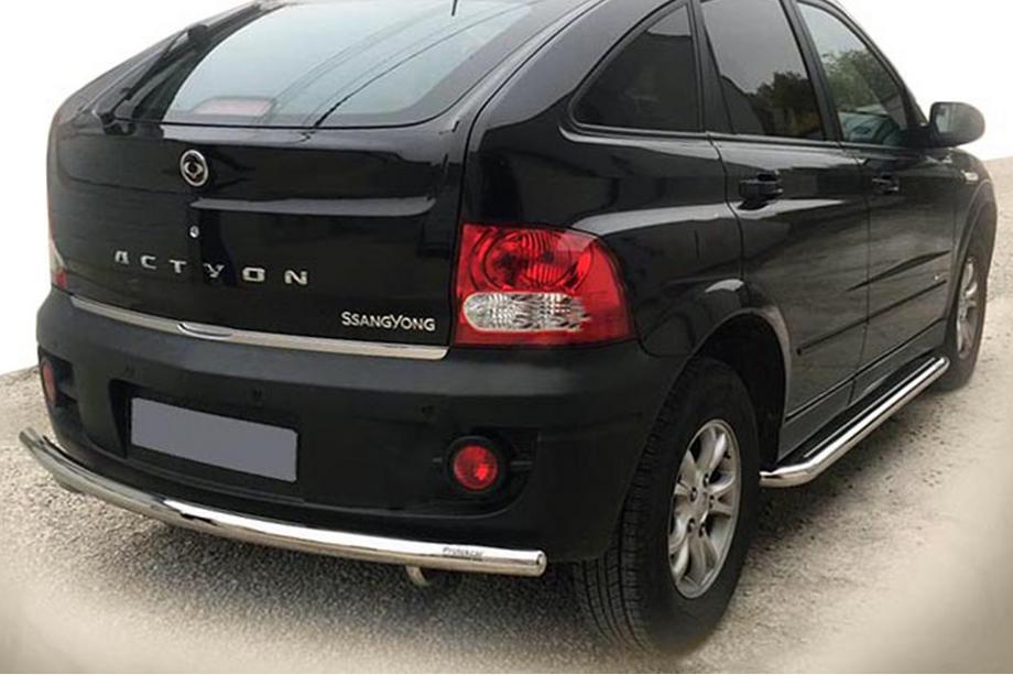 SsangYong Action 2005-2018 Rear Guard AK002 (Stainless Steel) Image