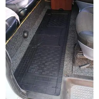 Rear Rubber Floor Mats (2 pcs, Polytep) Renault Trafic 2001–2015 photo 2