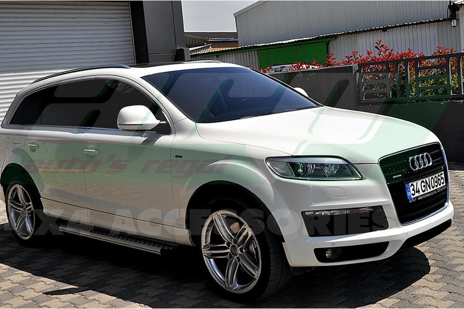 Audi Q7 2005-2015 Side Steps Allmond Grey (2 pcs, Aluminum) Photo 5