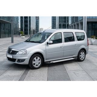 Side Steps X5-Type (2 pcs, Aluminum) Dacia Logan MCV 2004-2014 photo 3