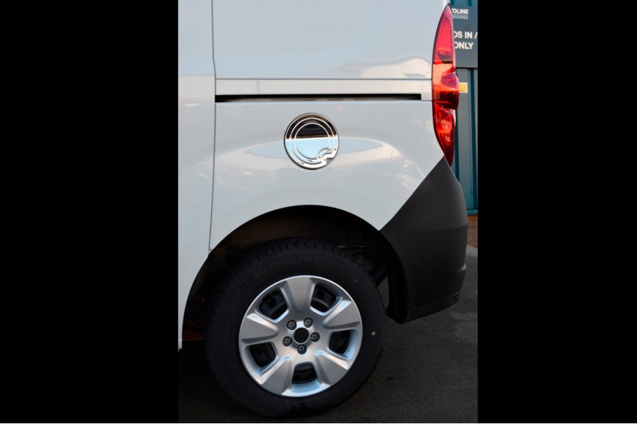Fiat Doblo II 2010-2022 Fuel Tank Cap Cover OmsaLine Stainless Steel Photo 4