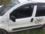 Fiat Fiorino/Qubo 2008-2024 Window Deflectors (2 pcs, Sunplex Sport) photo 1
