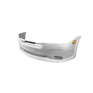 Front bumper lip with 2 headlight cutouts (primed for painting) photo 4
