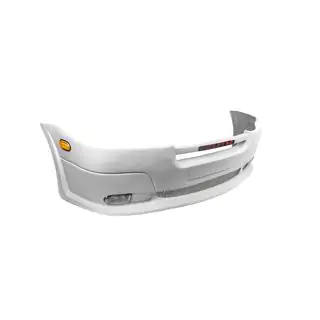 Front bumper lip with 2 headlight cutouts (primed for painting) photo 1