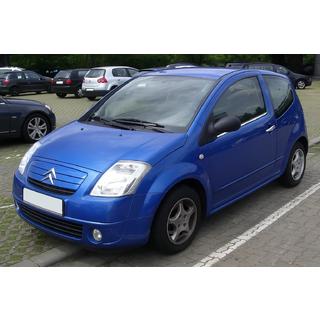 Exterior window trim (2 pcs, stainless steel) Citroen C-2 2003-2009 photo 1