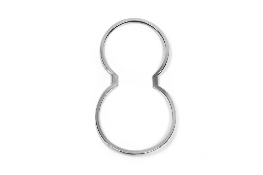 Hyundai IX-35 2010-2015 Cup Holder Rings (Stainless Steel) Photo 2