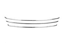 Hyundai IX-35 2010-2015 Grille trim strips (3 pcs, stainless steel) photo 2