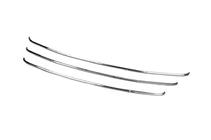 Hyundai IX-35 2010-2015 Grille trim strips (3 pcs, stainless steel) photo 3