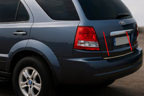 Kia Sorento I BL 2002-2009 Trunk Trim Stainless Steel photo 1