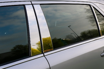 Mercedes E-сlass W210 1995-2002 Stainless Steel Door Pillar Trim (6 pcs) photo 1