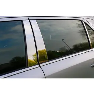 Stainless Steel Door Pillar Trim (6 pcs) Mercedes E-class W210 1995-2002 photo 1