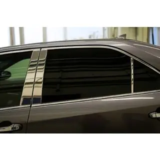 Stainless Steel Door Pillar Trim (6 pcs) Mercedes E-class W210 1995-2002 photo 3