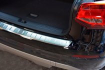Audi Q2 2016- Rear bumper protector OmsaLine (stainless steel) photo 6