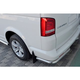 Rear Corner Bars AK003 (2 pcs, stainless steel) Volkswagen T6 2015-2024 photo 1