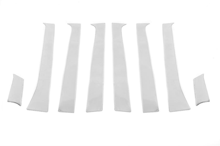 Ford Galaxy 1995-2006 Stainless Steel Door Pillar Trim (8 pcs) Photo 2