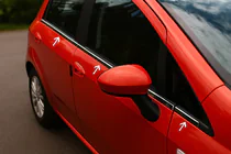 Nissan Micra K12 2003-2010 Window Trim Stainless Steel (6 pcs) photo 1
