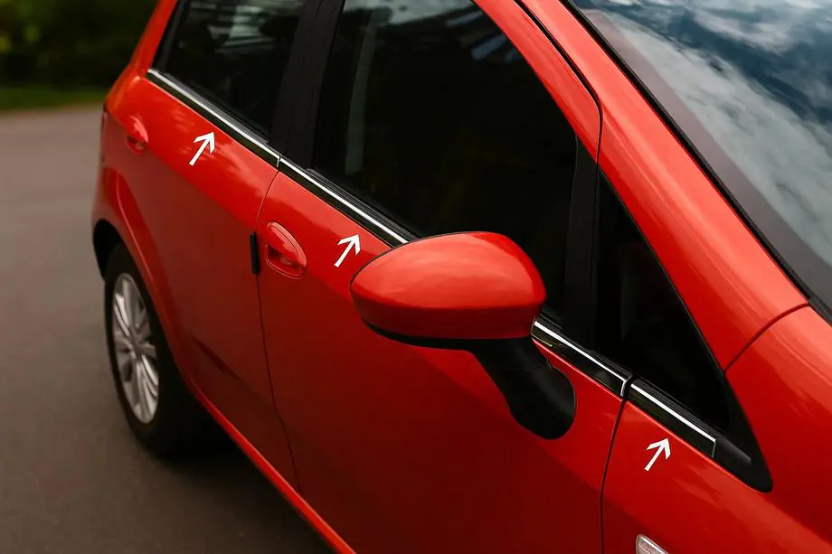 Nissan Micra K12 2003-2010 Window Trim Stainless Steel (6 pcs) Image