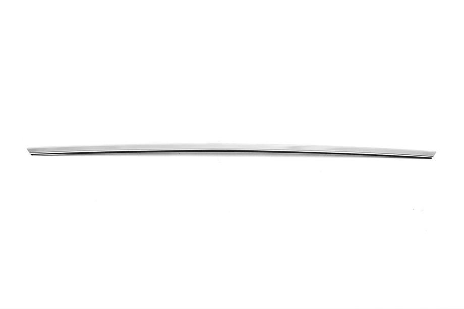 Audi A4 B9 2015-2024 Trunk trim above license plate (Sedan, stainless steel) OmsaLine - Italian Stainless Steel Photo 2