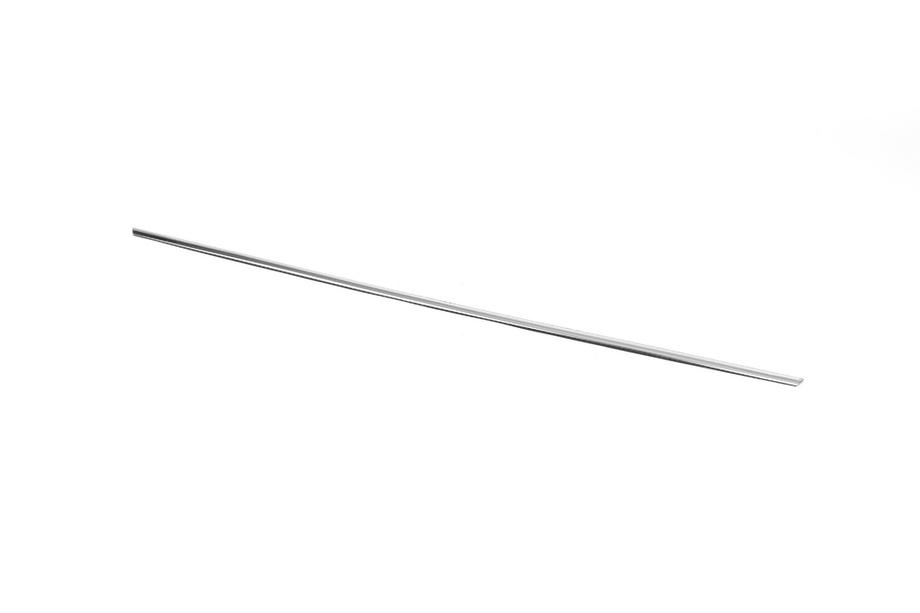 Audi A6 C7 2011-2017 Chrome trim above license plate (2015-2018, sedan, stainless steel) Image