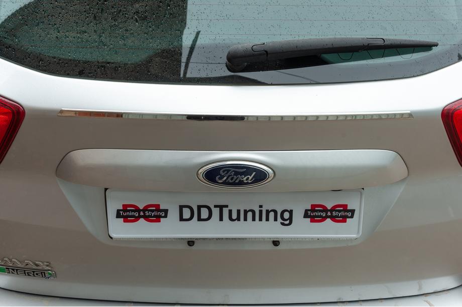 Ford C-Max/Grand C-Max 2010-2019 Chrome trim above license plate OmsaLine (stainless steel) Photo 6