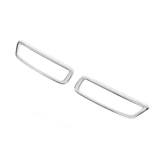 Rear bumper trims (2 pcs, stainless steel) photo 3