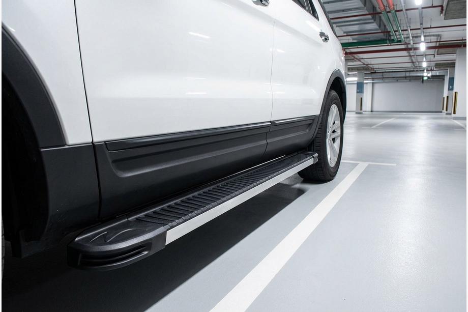 Ford Explorer 2011-2019 Side Steps Maya V1 (2 pcs, Aluminum) Image