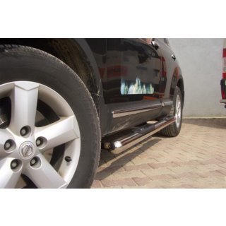 Side Pipes (2 pcs, Stainless Steel) Nissan Qashqai 2007-2010 photo 4