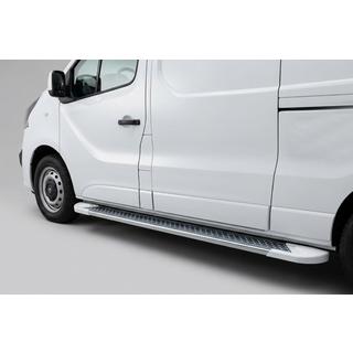 Side Steps Allmond White (2 pcs, Aluminum) Nissan NV300/Primastar 2016- photo 1