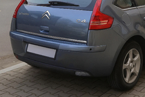 Citroen C-4 2004-2010 Trunk lid lower edge trim (stainless steel) photo 1