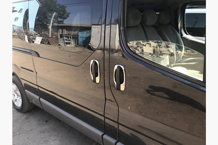 Renault Trafic 2001–2015 Door handle trims (4 pcs, stainless steel) Photo 9