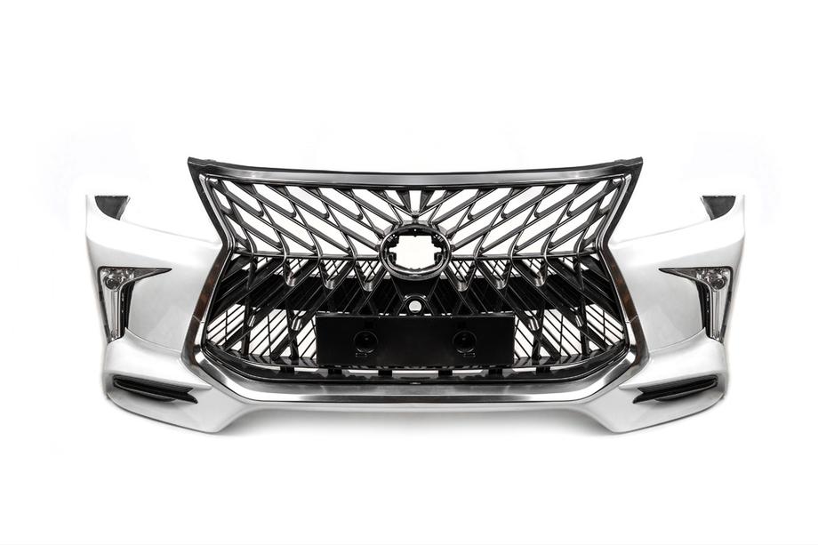 Lexus LX570/450d 2008-2022 Front bumper for 2008-2015 facelift style (primed for painting) Photo 3