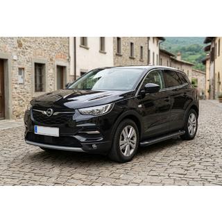 Side Steps Allmond Black (2 pcs, Aluminum) Opel Grandland X 2017- photo 1