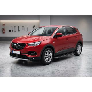 Side Steps Bosphore Black (2 pcs, Aluminum) Opel Grandland X 2017- photo 1