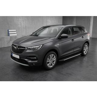 Side Steps Bosphore Grey (2 pcs, Aluminum) Opel Grandland X 2017- photo 1