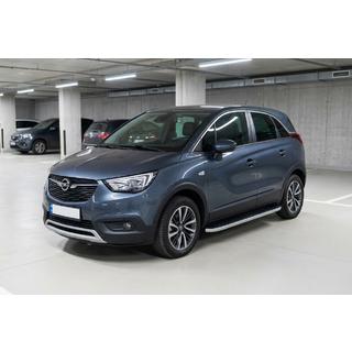 Side Steps Tayga Grey (2 pcs, Aluminum) Opel Crossland X 2017-2024 photo 1