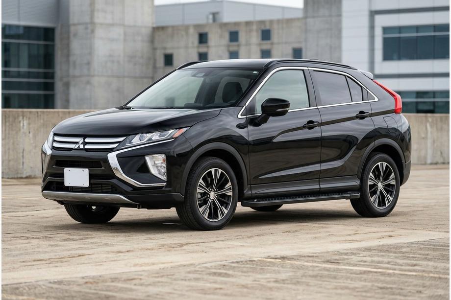 Mitsubishi Eclipse Cross 2017- Side Steps Allmond Black (2 pcs, Aluminum) Image