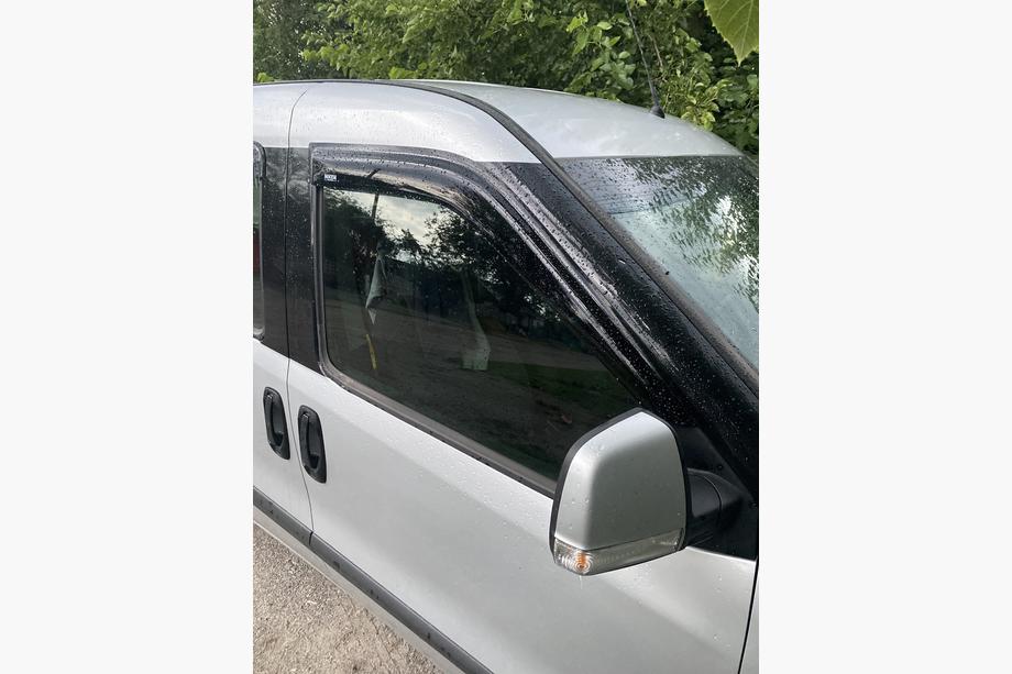 Fiat Doblo II 2010-2022 Window Deflectors (2 pcs, Niken) 2010-2015, 2 pcs Photo 4