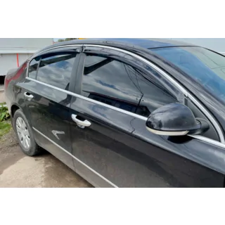 Window Deflectors with Chrome Trim SD (4 pcs, HIC) photo 1