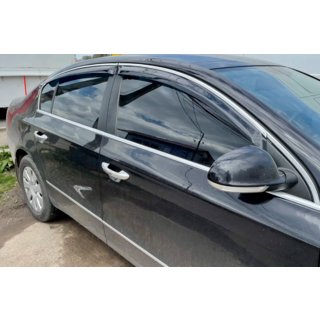 Window Deflectors with Chrome Trim SD (4 pcs, EU, HIC) photo 1