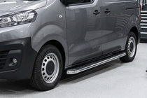 Citroen Jumpy/Dispatch 2017- Side Steps Maydos V1 (2 pcs, Aluminum & Stainless Steel) photo 1