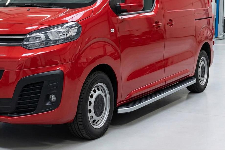 Citroen Jumpy/Dispatch 2017- Side Steps Tayga (2 pcs, Aluminum) Image