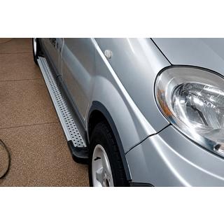 Side Steps Allmond Grey (2 pcs, Aluminum) Opel Vivaro 2001–2015 photo 1