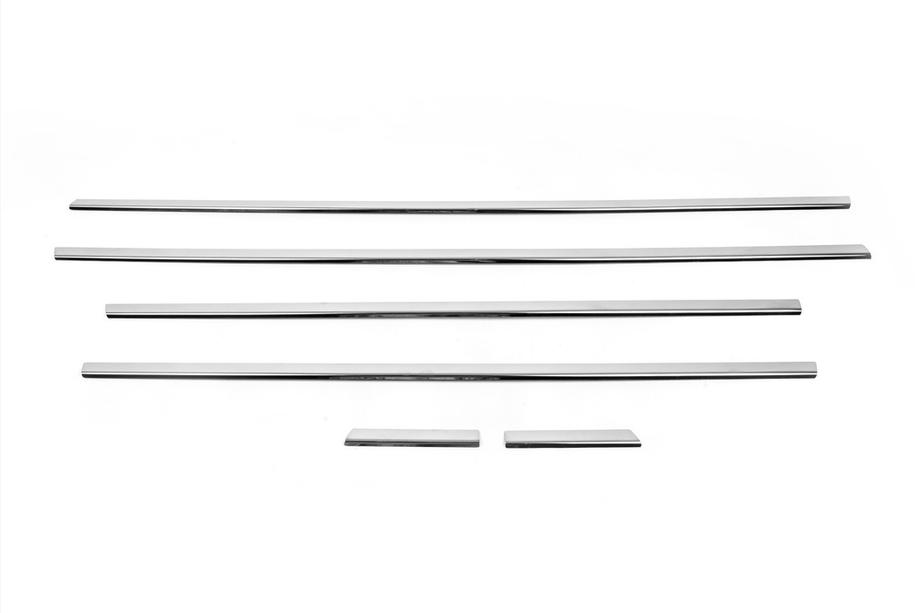 Citroen C-5 2008-2017 Lower window trim stainless steel (6 pcs) Carmos - Turkish Stainless Steel Photo 3