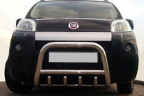 Peugeot Bipper 2008-2017 Bull Bar QT006 (Stainless Steel) photo 1