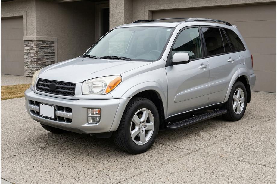 Toyota Rav 4 2001-2005 Side Steps Allmond Black (2 pcs, Aluminum) Photo 1