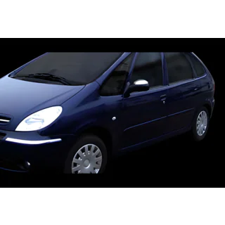 Mirror Covers (2 pcs, Stainless Steel) Citroen Xsara Picasso 1999-2012 photo 4