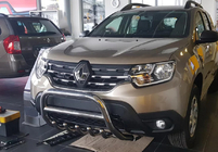 Renault Duster 2018-2024 Bull bar without logo WT003 (stainless steel) photo 13
