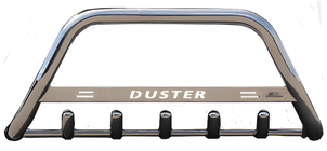 Renault Duster 2018-2024 Bull Bar with Inscription WT004 (Stainless Steel) photo 4