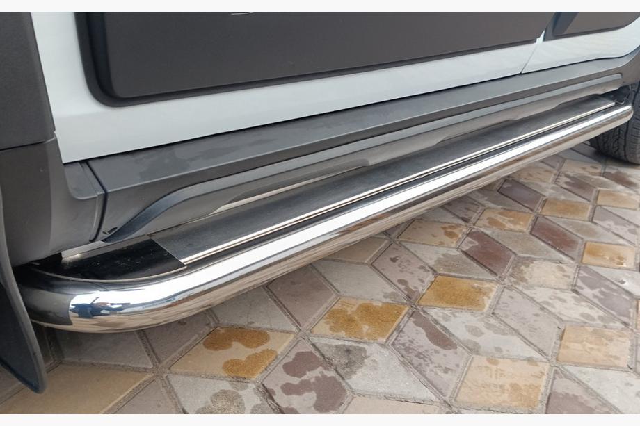 Dacia Duster 2018-2024 Premium Side Steps (2 pcs, Stainless Steel) Ø60 Photo 7