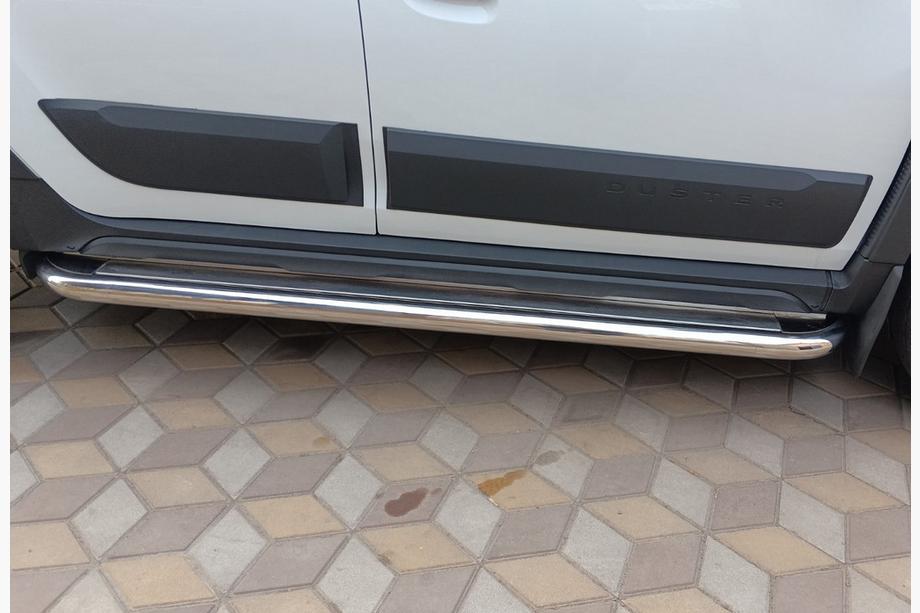 Dacia Duster 2018-2024 Premium Side Steps (2 pcs, Stainless Steel) Ø60 Photo 9